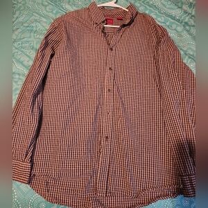 Arrow Men's Brown Checkered Button Down Shirt